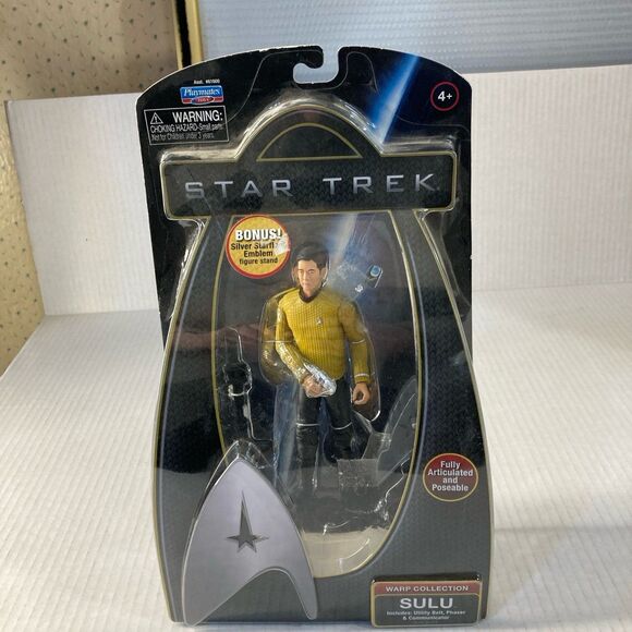 Playmates Star Trek Warp Collection Sulu Action Figure 2009 New in Package - Picture 3 of 6